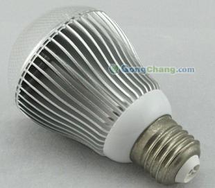 供應大功率5W球泡燈外殼適E27、E17E14_燈具照明_世界工廠網中國產品信息庫