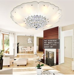 品拓pintuoled吸頂燈水晶燈客廳燈創意簡約現代吸頂燈溫馨浪漫臥室燈餐廳燈水晶燈燈具燈飾包安裝25㎡ 80cmled彩光分段 遙控