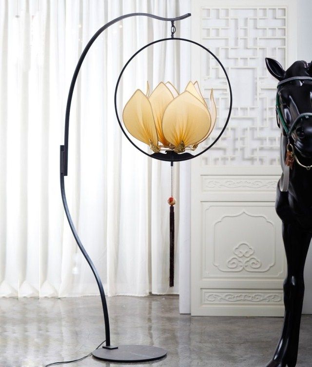 古典落地?zé)粜轮惺降責(zé)粼O(shè)計師裝飾燈具客廳燈展廳燈酒店落地?zé)舳ㄖ?淘寶網(wǎng)